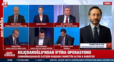 Fahrettin Altun'dan Kılıçdaroğlu'na Yanıt