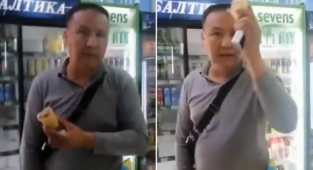Kazakistan'da Bir Rus'a Tepki: Rus Naziler, Kazakistan'ı Terk Edin