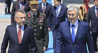 Kazakistan Diktatörü Tokayev Ankara'ya Geldi