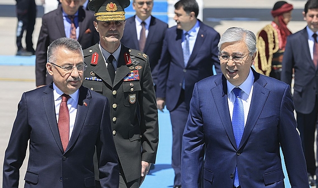 Kazakistan Diktatörü Tokayev Ankara'ya Geldi