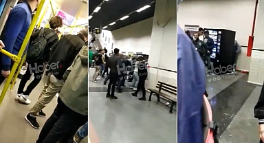 Metroda Sigara İçen Suriyeli Kaçkınlara Meydan Dayağı 