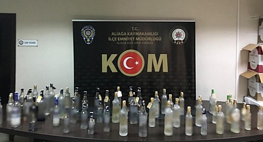 Sahte İçki Servisi Yapan Eğlence Mekanına Polis Baskını