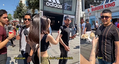 Taksim'de Sokak Röportajı Yapmak İstedi: Türk Bulamadı 