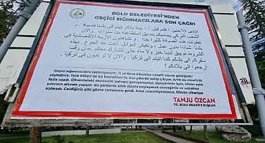 Tanju Özcan'ın Arapça İlanları Savcılık Tarafından Toplatıldı
