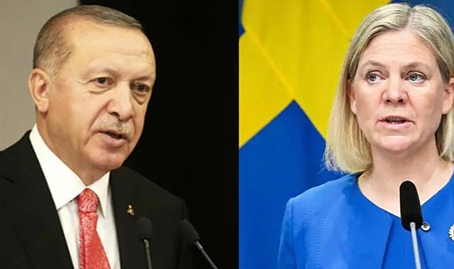 AKP'li Cumhurbaşkanı Erdoğan, İsveç Başbakanı Andersson ile Görüştü