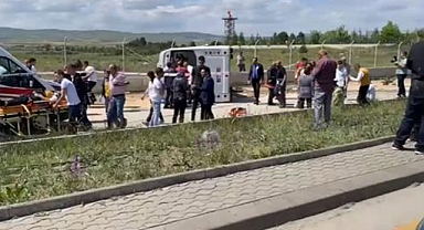 Ankara'da İşçi Servisi Devrildi