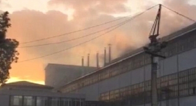 Ankara Şeker Fabrikası'nda Yangın