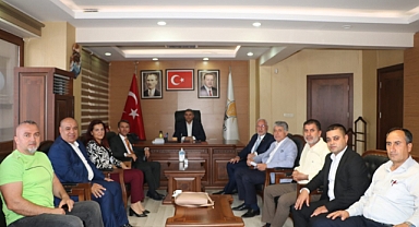 CHP Hatay Milletvekili Serkan Topal, AKP Hatay İl Başkanlığı'nı Ziyaret Etti