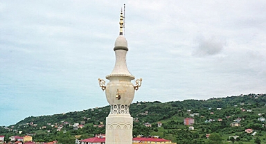 Giresun'da Semaver Şeklinde Minare: Musluğu Bile Var...