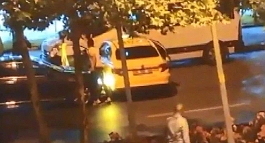 Kadına Şiddeti Engellemek İsteyen Taksici Saldırıya Uğradı