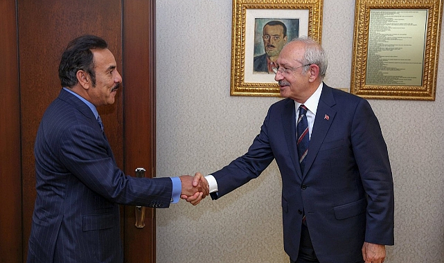 Kılıçdaroğlu, Katar Büyükelçisi İle Görüştü