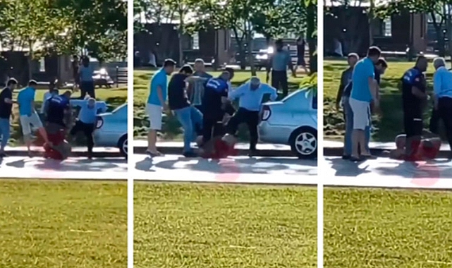 Samsun'da Çıplak Gezen Şahıs, Zabıta ve Vatandaşlar Tarafından Dövüldü