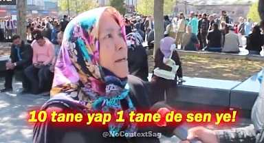 Sokak Röportajında AKP'li Bir Teyze: Ben Tayyip'ten Memnunum, Zammı İmamoğlu Koyuyor