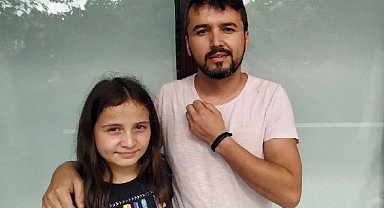 Başına Yorgun Mermi İsabet Etti: Kızının Gözleri Önünde Yere Yığıldı