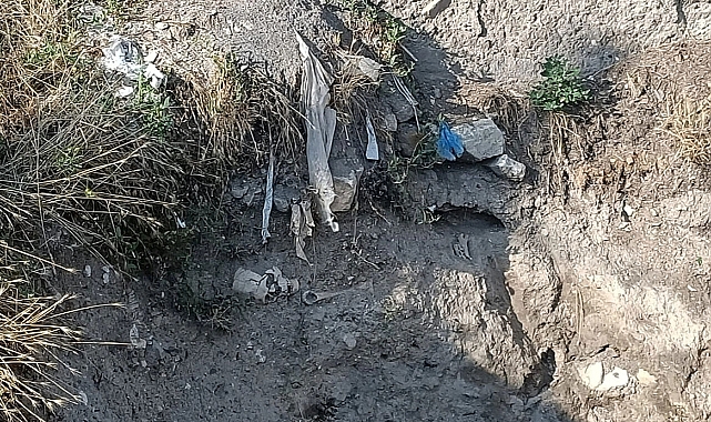 Çankırı'da Yağmur Suyunun Aşındırdığı Topraktan İskelet Çıktı