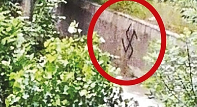 İmamoğlu'nun Aile Mezarlığına Gamalı Haç Çizildi