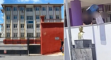 İstanbul'da İlkokul Bahçesinde Atatürk Büstüne Saldırı