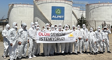İYİ Partili Gençler Aliağa'da: Ölüm Gemisini İstemiyoruz