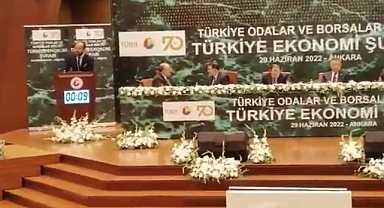 Kilis TSO Başkanı Celkanlı'dan Fuat Oktay'ın Karşısında 'Göçmen' Vurgulu Konuşma