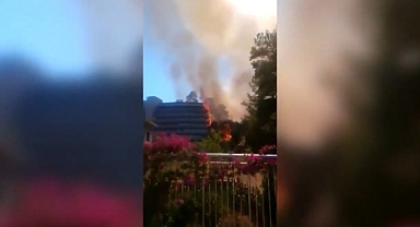 Marmaris'te Orman Yangını: Alevler Otele Sıçradı