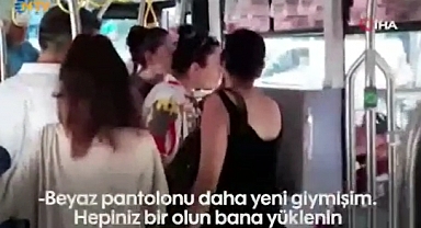 Yaşlı Adam Otobüste 'Beyaz Pantolonumu Yeni Giydim' Deyip Çocuğa Vurdu