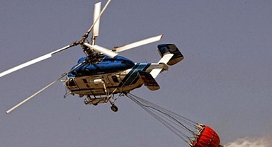 Yunanistan'da Yangın Söndürme Helikopteri Düştü