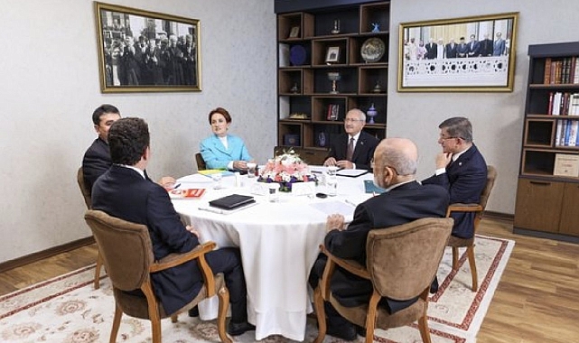 Altılı Masadan 'Seçimde İş Birliği' Vurgulu Ortak Bildiri: Biz Kazanacağız!
