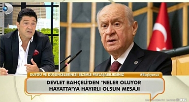 Devlet Bahçeli'den Hakan Ural'ın Programının Yeni Sezonu İçin 'Hayırlı Olsun' Mesajı