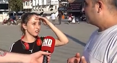 Genç Kız Sokak Röportajına Dahil Oldu: Abi Lütfen Oy Verme