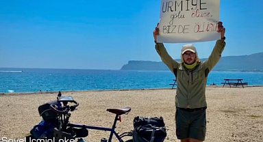 Güney Azerbaycanlı Öğrenci Urmu Gölü İçin Pedal Çevirdi