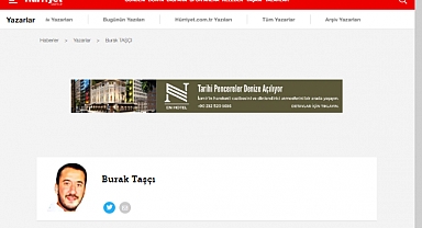 Hürriyet, Sedat Peker'in İşaret Ettiği Burak Taşçı'nın Tüm Yazılarını Kaldırdı