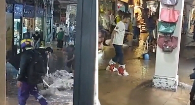 İstanbul'da Sağanak: Kapalıçarşı'yı Su Bastı