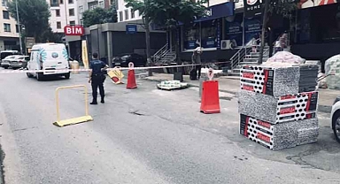 İstanbul Şişli'de Doğal Gaz Borusu Patladı: Cadde Trafiğe Kapatıldı