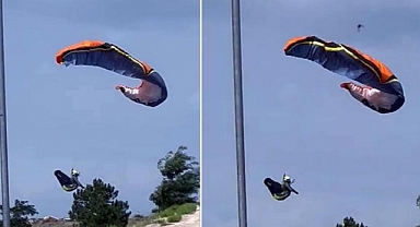 Okul Müdürünün Yamaç Paraşütü Yaparken Öldüğü Kaza Anbean Kaydedildi