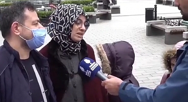 Sokak Röportajında Hükümeti Savunan Eşine: Cebinde Yol Paran Yoktu, Ben Verdim