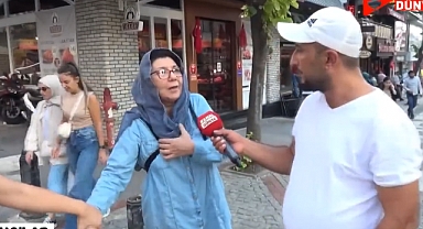 AKP'li Bir Kadın Sokak Röportajında: Vatandaş Yalan Söylüyor, Ekmek Kuyruğu Yok