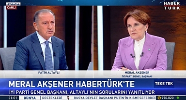 Akşener: 6'lı Masanın Adayı Kemal Kılıçdaroğlu Değil