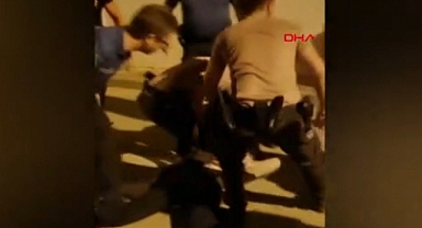Damat Eğlencesinde Polise Saldırı