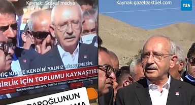 Kılıçdaroğlu'nun Arkasında Burnunu Karıştıran Vatandaş Gündem Oldu: Ceketine Yapıştırıyor mu?