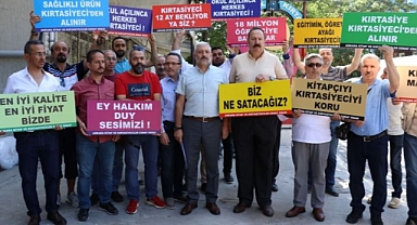 Kırtasiyeciler, Zincir Marketleri Protesto Etti: Biz Ne Satacağız?