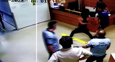 Polisin Dayaktan Kurtardığı Kadın, Polise Kafa Attı