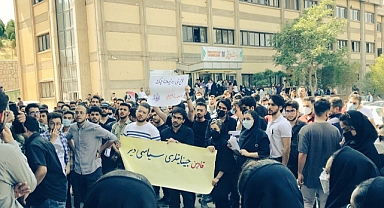 Tebriz'de Molla Rejimine Karşı 'Mahsa Amini' Protestosu