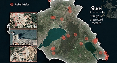 Yunanistan Midilli Adası'nda 28 Üsse 15 Bin Asker Yığdı
