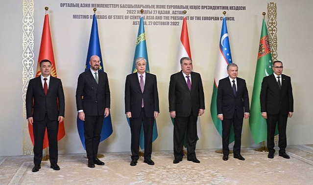 AB ve Türkistan Liderleri İlk Kez Buluştu
