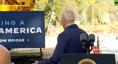 ABD Başkanı Biden Boşlukla Konuştu