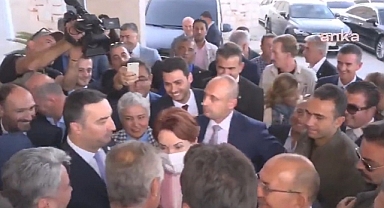 Akşener'i Antalya'da Ertuğrul Günay Karşıladı