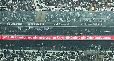 Beşiktaş'tan Büyük Ayıp: İşgalci Çin'in Kuruluş Yıl Dönümünü 'Gönülden' Kutladılar