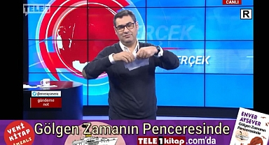 Enver Aysever, Çelebi İçin Yazdığı Yazıyı Canlı Yayında Yırttı: 'Allah da Benim Cezamı Versin'