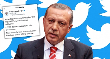 Erdoğan, İlaçların Yüzde 89'unun Yerli Olduğunu İddia Ettiği Tweetini Sildi