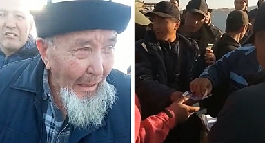 Hayvan Pazarında Parası Çalınan Kırgız İhtiyarına El Birliğiyle At Satın Alındı